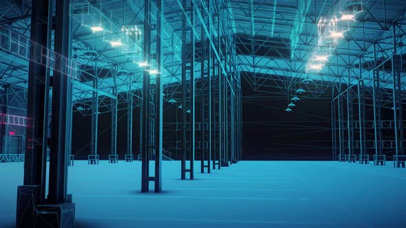 Digital Empty Warehouse V1 4k alt