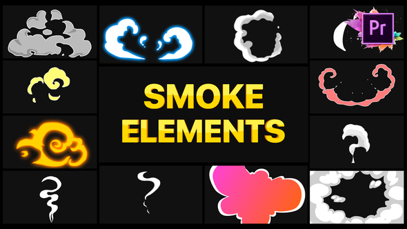 Smoke Elements | Premiere Pro MOGRT