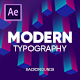 Modern Typography | Responsive Design | Auto Resizable Titles - VideoHive Item for Sale