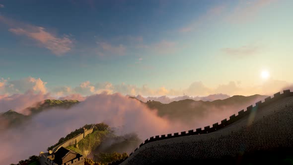 Sunrise on the Great Wall