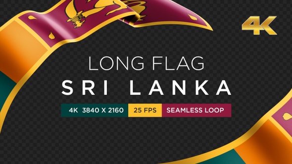 Long Flag Sri Lanka