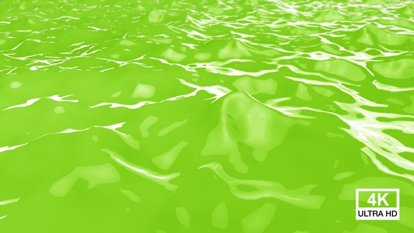 The Sea Of Green Color Paint 4K alt