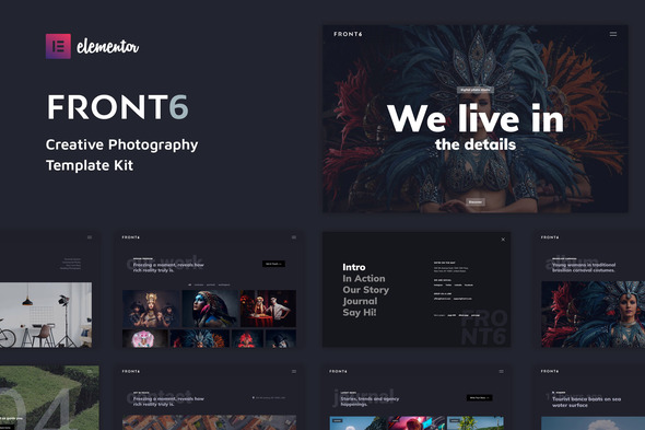 FrontSix - Creative Photography Template Kit