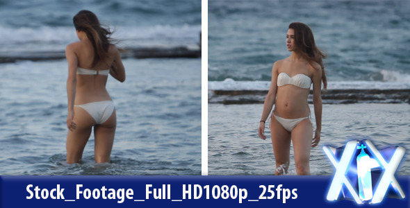 Woman Walking in the Sea alt