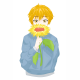 Boy Orange Hair with Sunflower - GraphicRiver Item for Sale