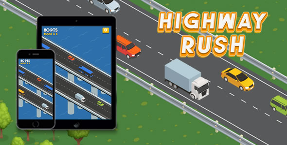 Highway Rush - HTML5 Game