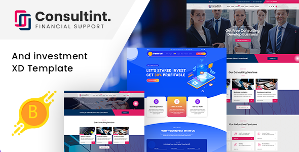 Consultint - Business & Investment Multipurpose XD Template