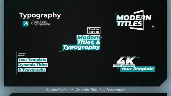 Dynamic Titles And Typography