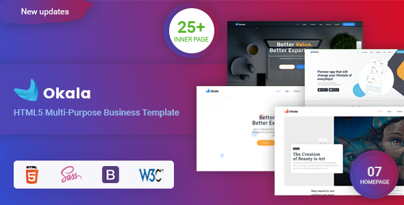 Okala- HTML5 Multi-Purpose Business Template