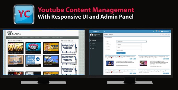 Youtube Channel management with Admin and website in MVC 5 and MySql