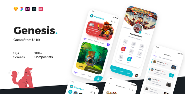 Genesis - Game Store UI Kit