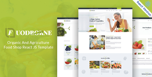 Fuodborne - Organic & Agriculture Food Shop React JS Template