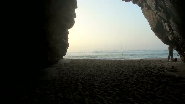 Praia da Adraga views on the coast of Portugal alt