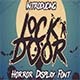Lockdoor - Halloween Font - GraphicRiver Item for Sale