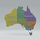 Australia State Map - 3DOcean Item for Sale