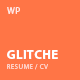 Glitche - CV WordPress Theme - ThemeForest Item for Sale