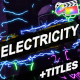 Cartoon Electricity And Titles | FCPX - VideoHive Item for Sale