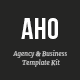 Aho - Agency & Business Elementor Template Kit - ThemeForest Item for Sale