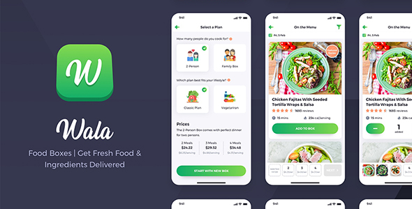 Wala - Food &Amp; Delivery React Native App Template