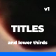 Simple and Minimal Titles Pack - VideoHive Item for Sale