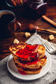 Stack of french toasts with berry marmalade - PhotoDune Item for Sale