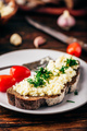 Toast with processed cheese, garlic and dill - PhotoDune Item for Sale