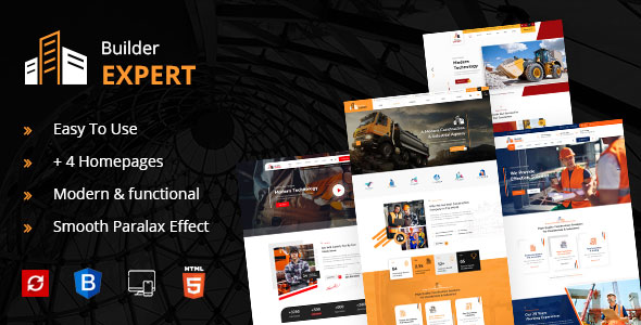 Builder Expert - Construction and Architecture HTML Template