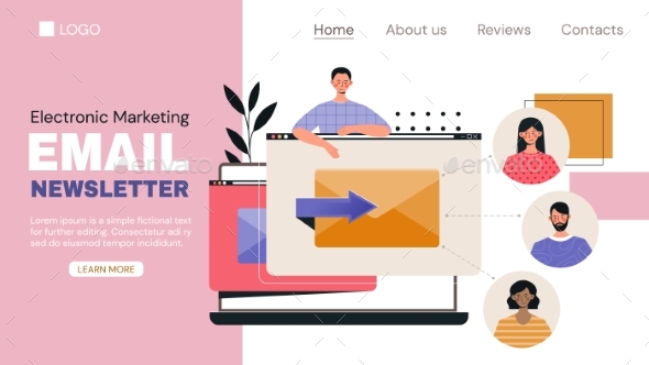 Marketing Web Page Template for Email