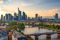 Frankfurt, Germany skyline over the Main River - PhotoDune Item for Sale