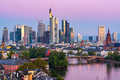 Frankfurt, Germany skyline over the Main River - PhotoDune Item for Sale