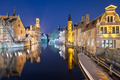 Bruges, Belgium Night Scene - PhotoDune Item for Sale