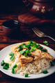 Rice with scrambled eggs, chicken and green onion - PhotoDune Item for Sale