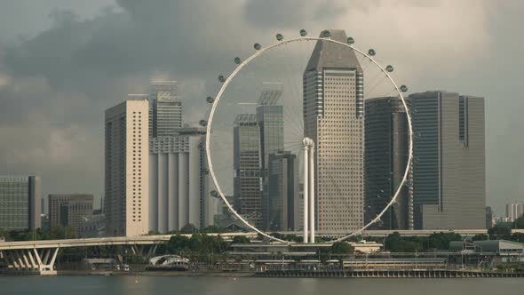  Ferries Wheel in City Day