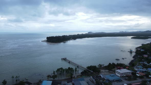 Prawn Fish Farm Aerial