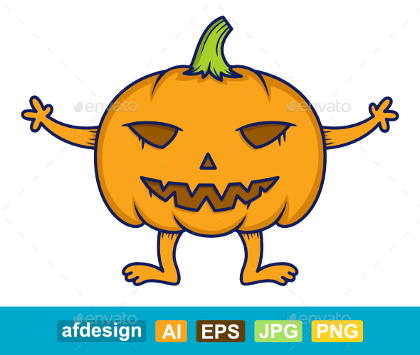 Halloween Pumpkins Monster