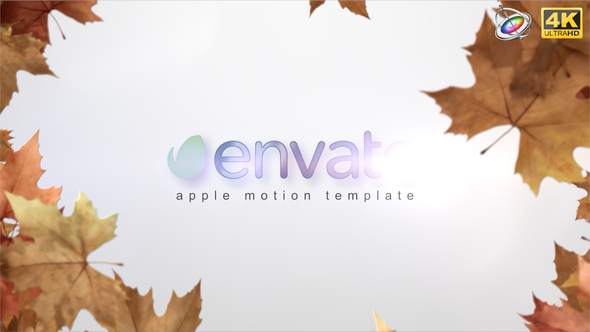 Autumn Leaves Reveal - Apple Motion alt
