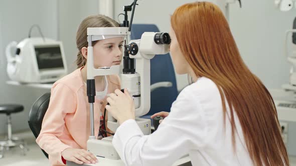 Pediatric Slit Lamp Exam