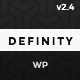 Definity - Creative Multi-Purpose WordPress Theme - ThemeForest Item for Sale