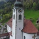 Aerial video of the Fluelen church in the Uri Canton of Switzerland - VideoHive Item for Sale