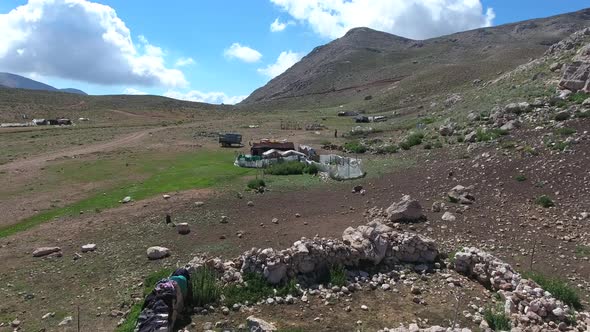 Poor Rural Life in Pakistan Mountains