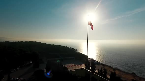 The Çanakkale Martyrs' Memorial.