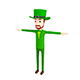 CartoonMan039 Irishman - 3DOcean Item for Sale