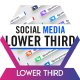 Social Media Lower Third Parallelogram - VideoHive Item for Sale