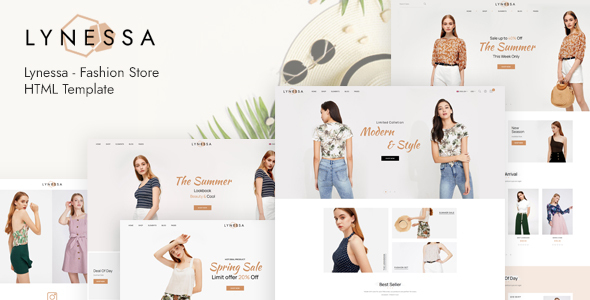 Lynessa - Fashion Store HTML Template