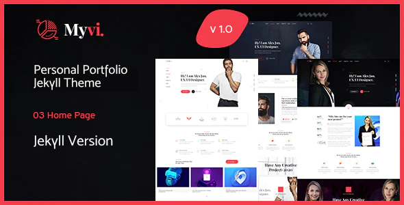 Myvi – Personal Portfolio Jekyll Theme.