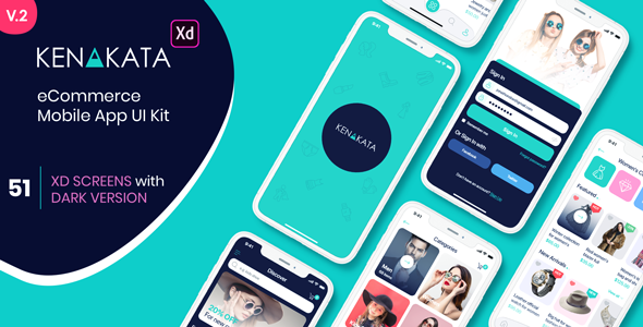 Kenakata - eCommerce Mobile App UI Kit