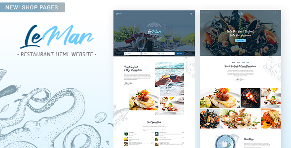 LeMar - Finest Seafood Restaurant HTML Template