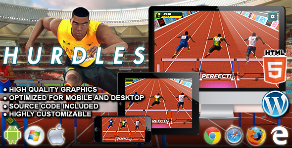 Hurdles - HTML5 Sport Game