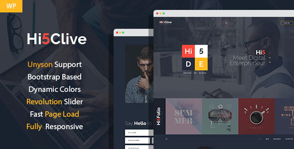 Hi5Clive - Digital Marketing Entrepreneur WordPress Theme