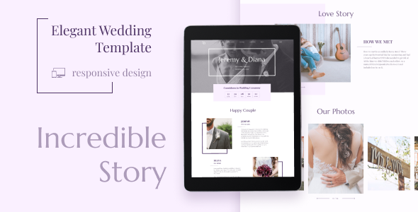 Wedding JD - Coming Soon HTML Template